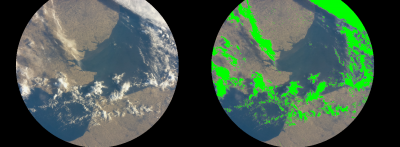 Exemple de détection des nuages par mon programme.