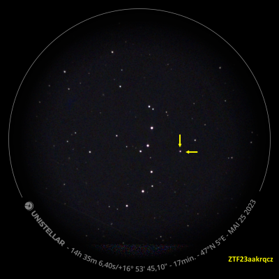 SN ,ZTF23aakrqcz eVscope-20230524-222015 avec localisation et cadre.png
