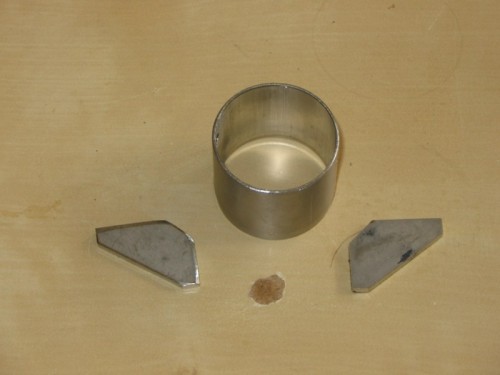 système avant assemblage.